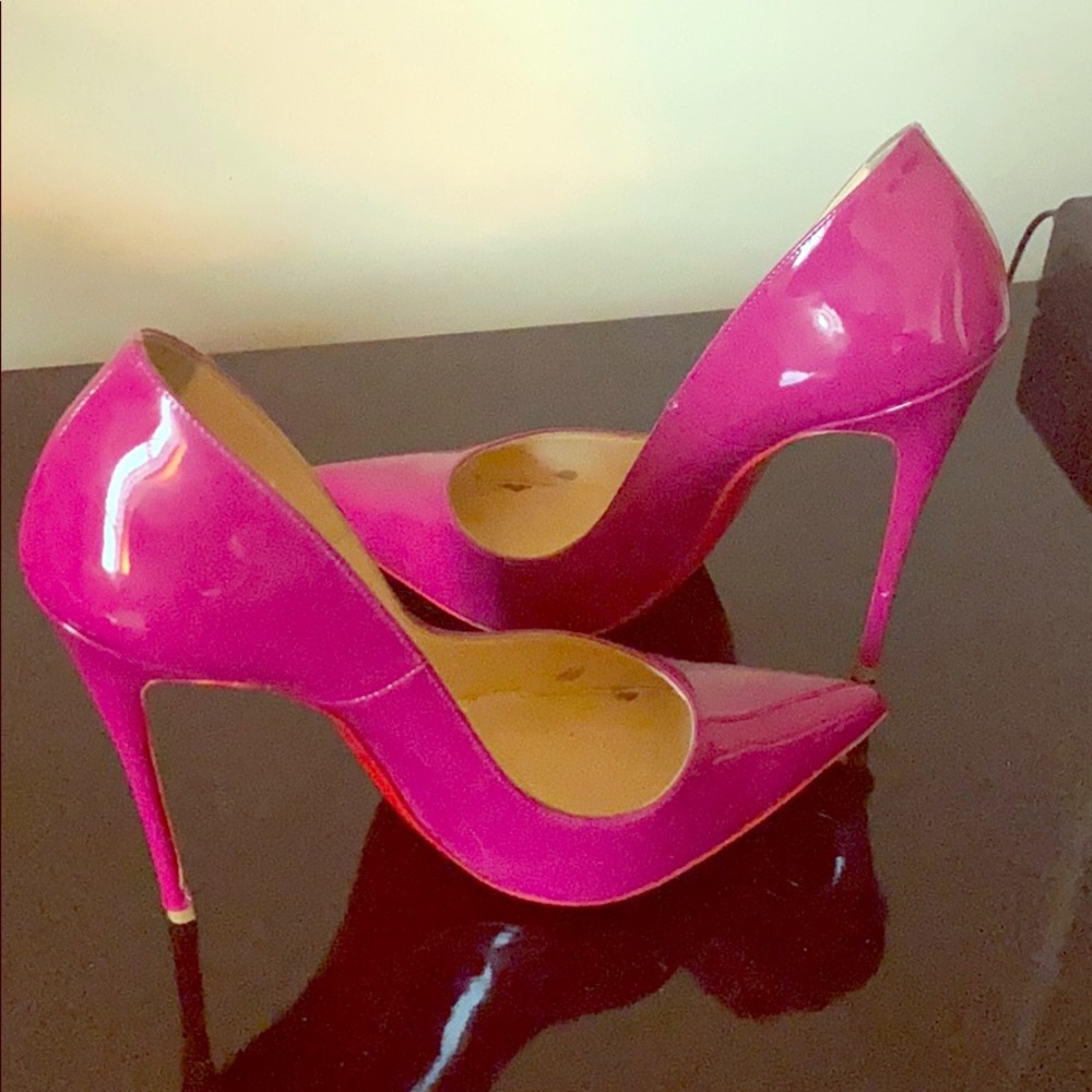 Pink Christian louboutin heels